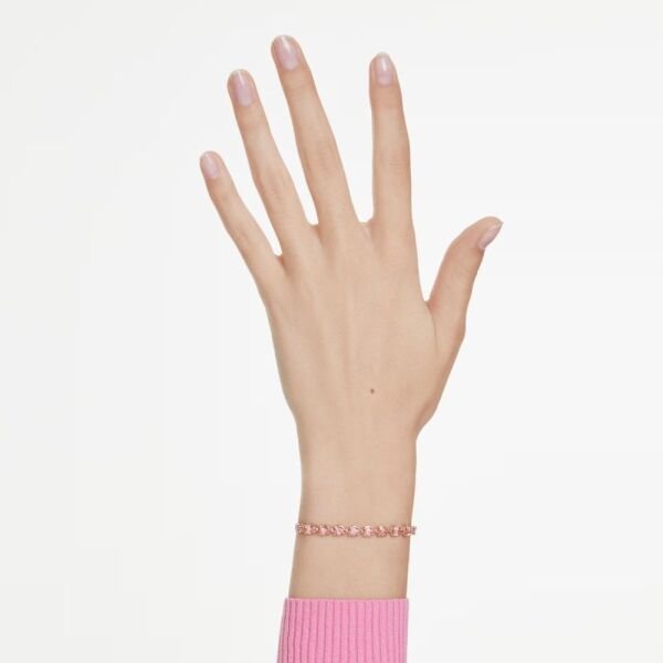 5707187 Swarovski Bilezik Matrıx:Bracelet Pear Pınk/Gos M 5707187
