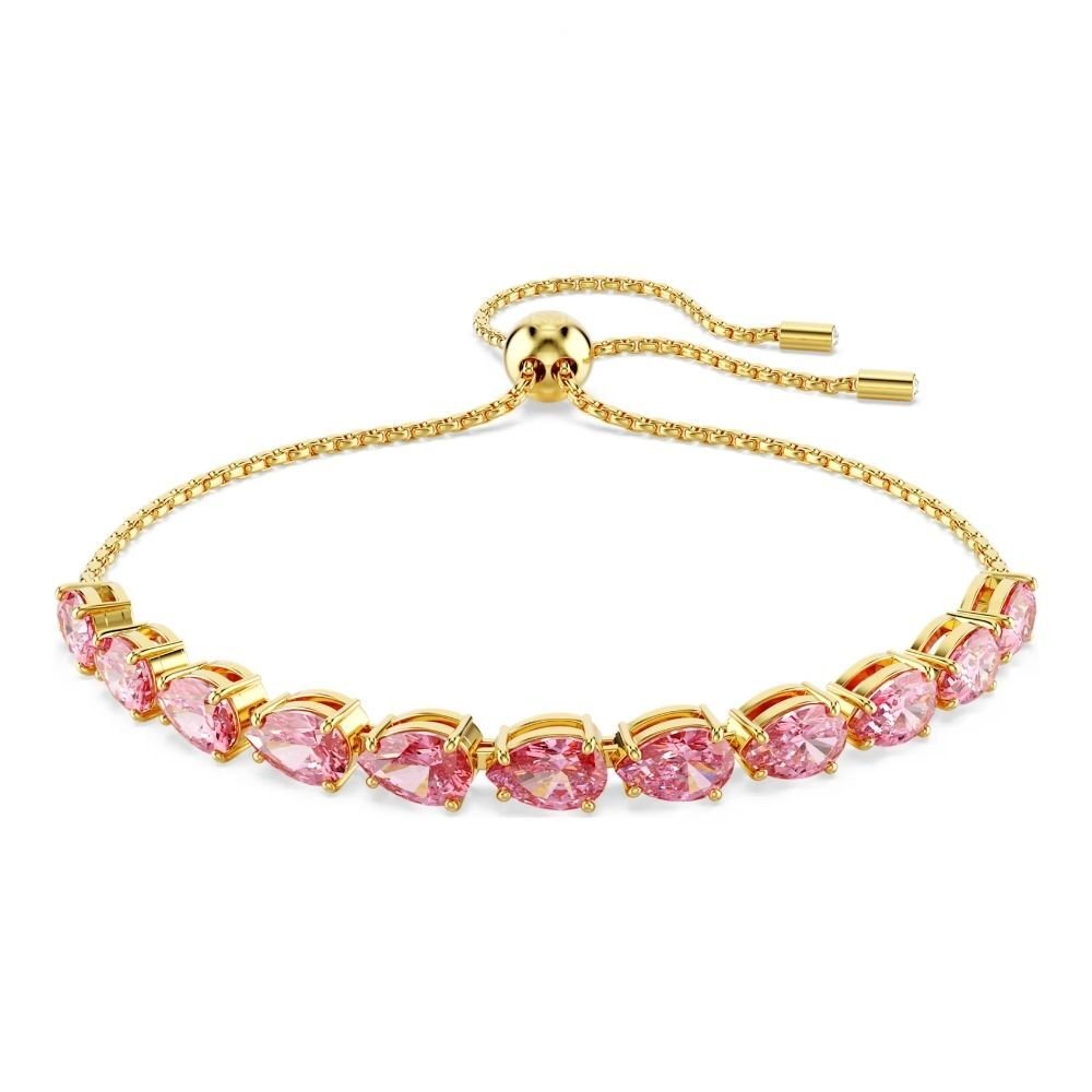 5707187 Swarovski Bilezik Matrıx:Bracelet Pear Pınk/Gos M 5707187