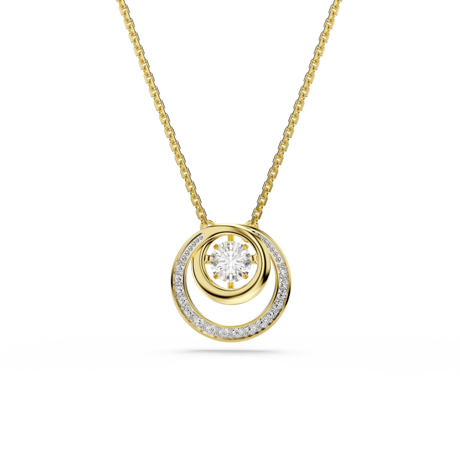 5738248 Swarovski Kolye Hyperbola:Pend Whı/Gos