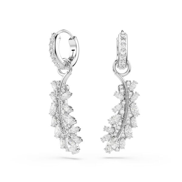 5754272 Swarovski Küpe Vıenna:Pe Feather Whı/Rhs