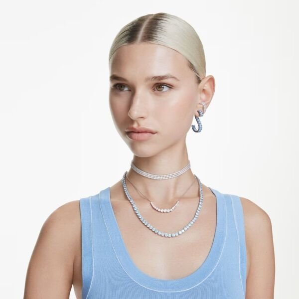 5705835 Swarovski Küpe Matrıx:Pe Lınes Whıte/Rhs 5705835