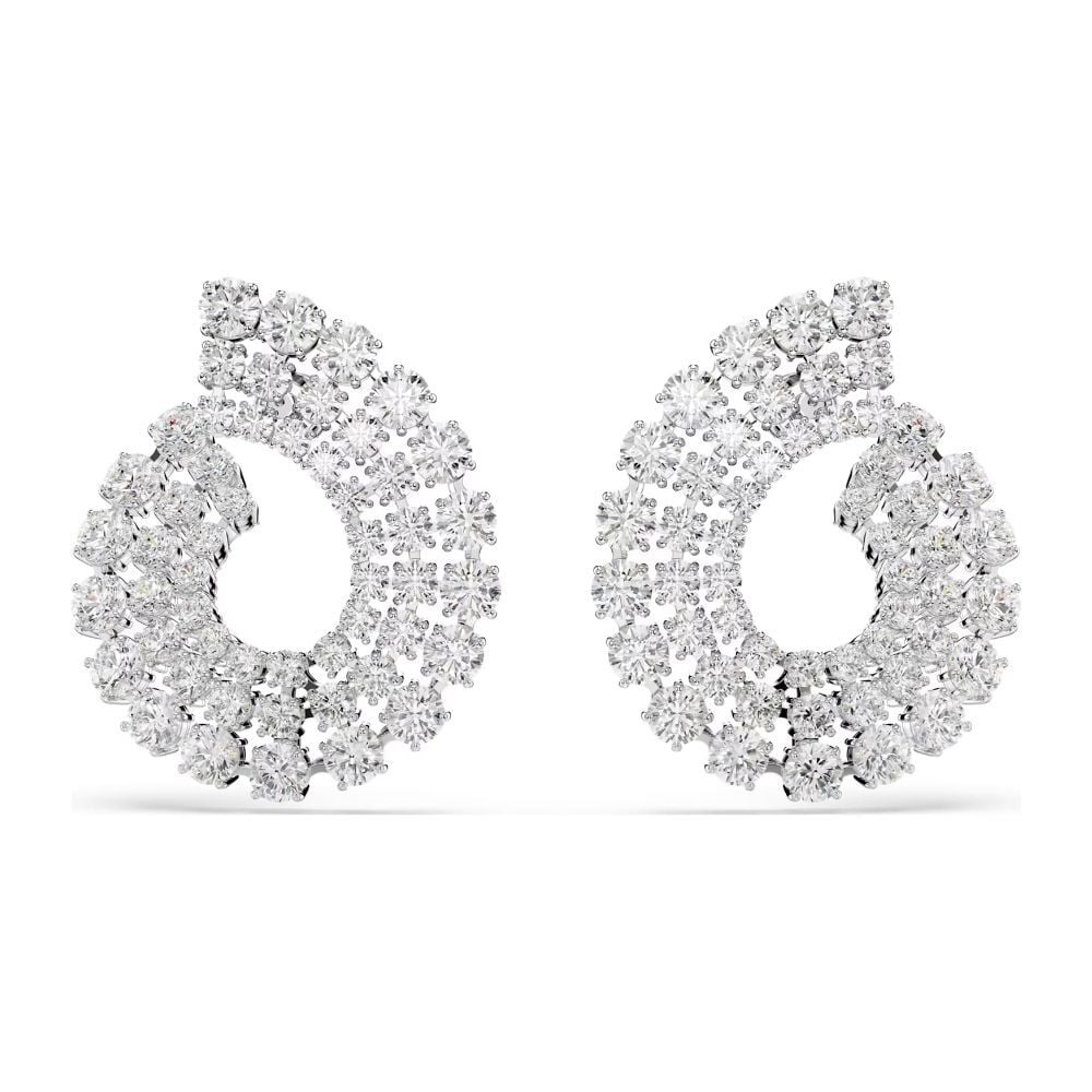 5705834 Swarovski Küpe Matrıx:Pe Round Whıte/Rhs 5705834