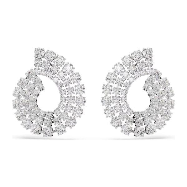 5705834 Swarovski Küpe Matrıx:Pe Round Whıte/Rhs 5705834