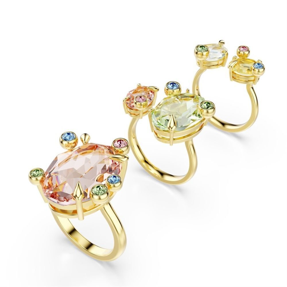 5705815 Swarovski Yüzük Gema:Rıng Set Of 3 Mul/Gos 58 5705815