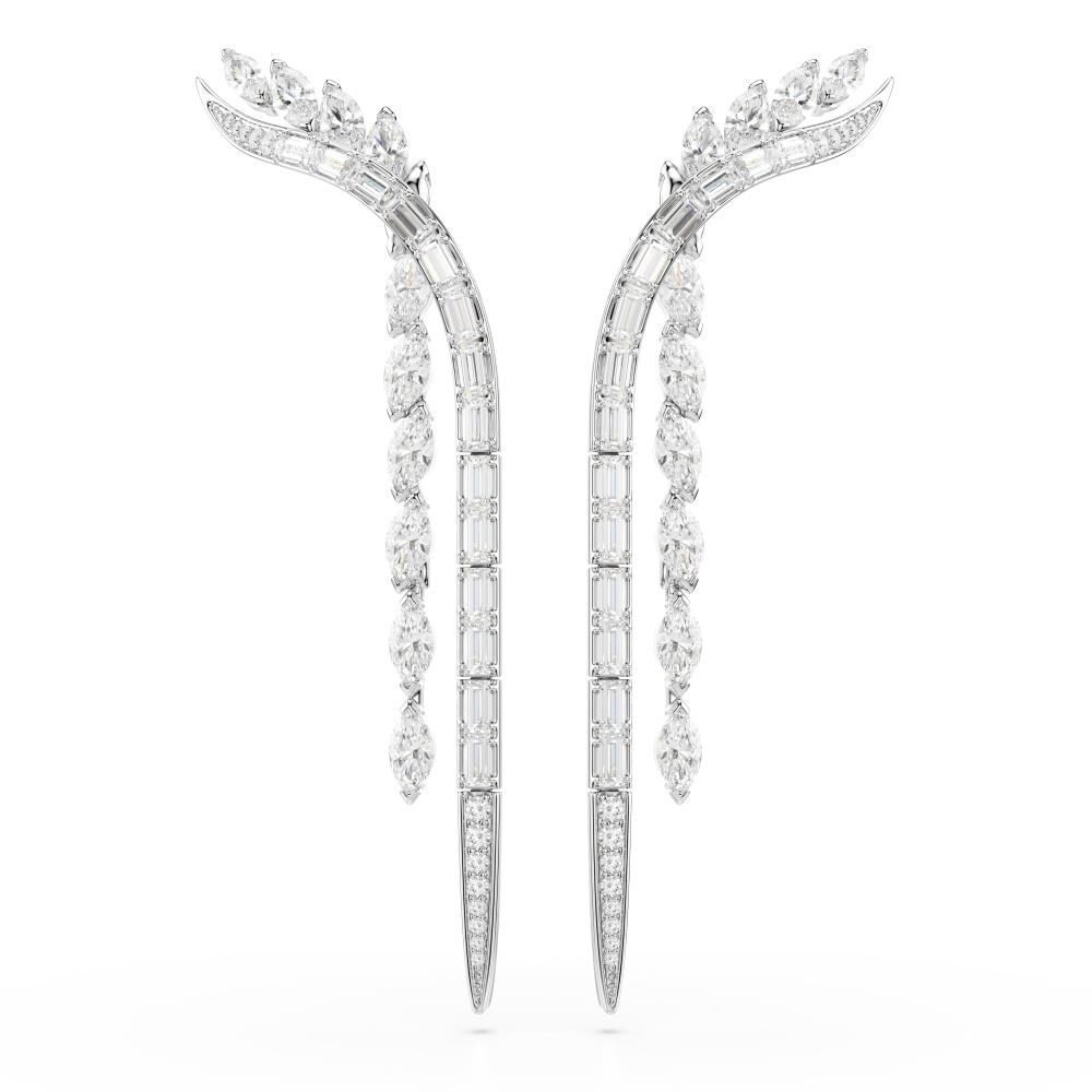 5753675 Swarovski Küpe Mesmera:Pe Long Whı/Rhs
