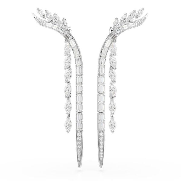 5753675 Swarovski Küpe Mesmera:Pe Long Whı/Rhs
