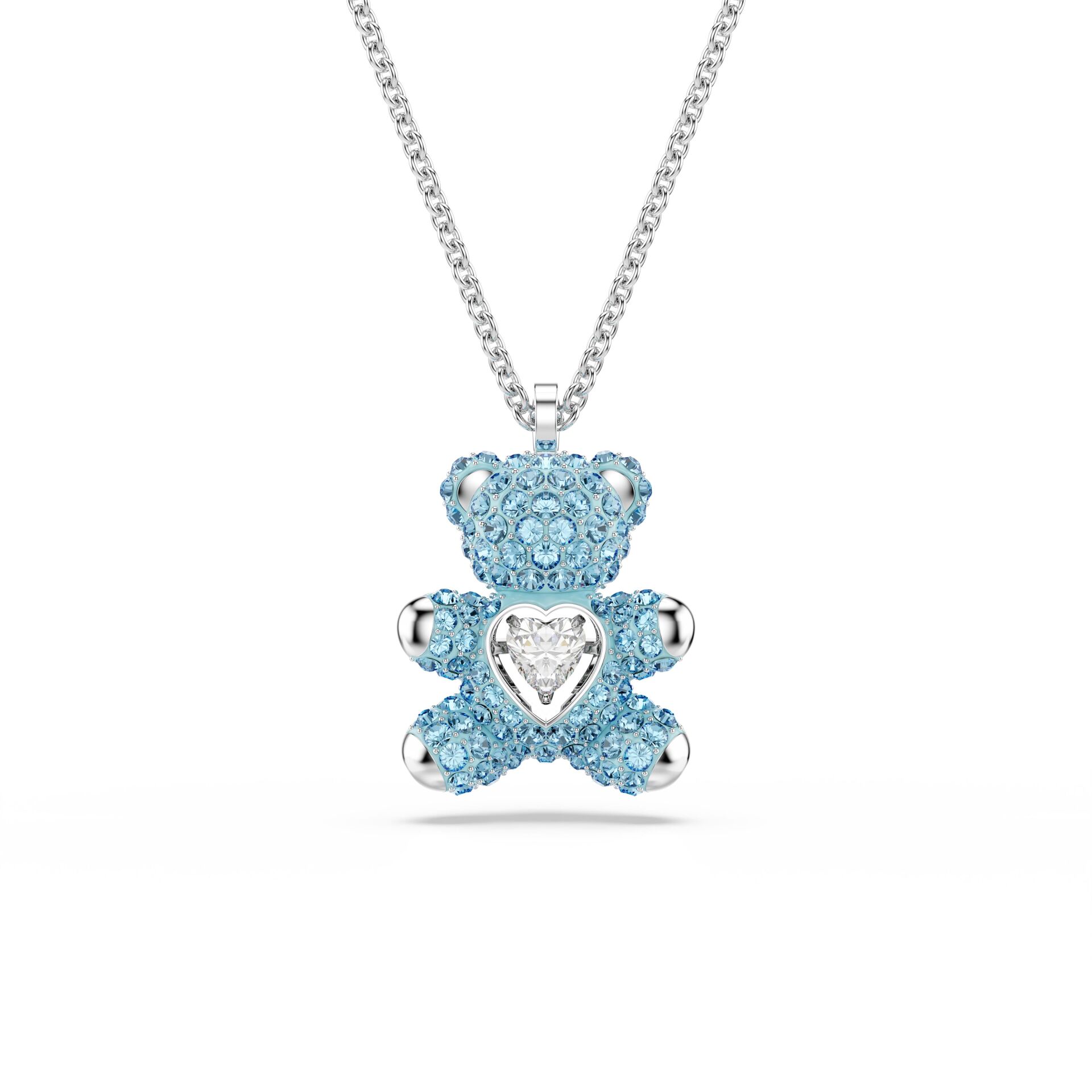 5737620 Swarovski Kolye Teddy:Pend Blue Aqua/Rhs
