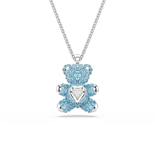 5737620 Swarovski Kolye Teddy:Pend Blue Aqua/Rhs