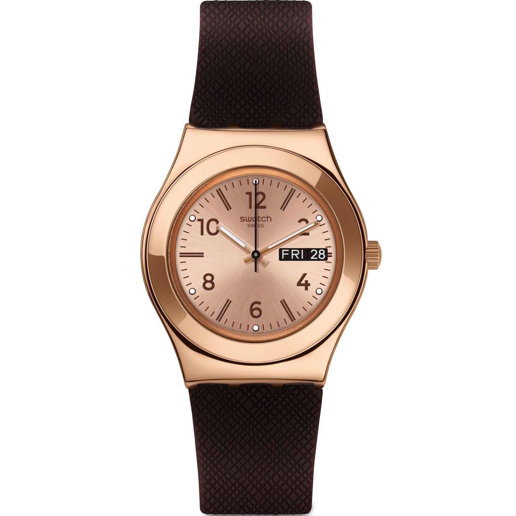 YLG701 Swatch Irony Brownee Kadın Kol Saati