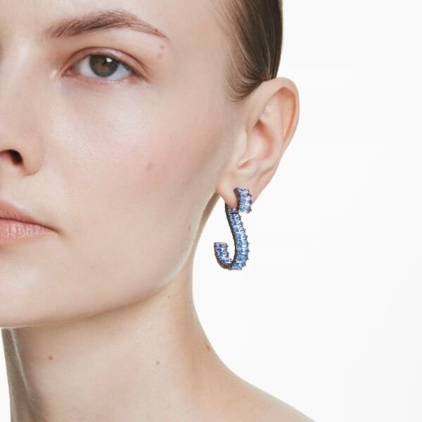 5705780 Swarovski Küpe Matrıx:Pe S Blu/Bru 5705780