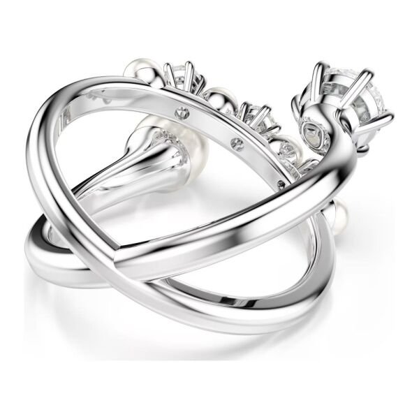 5705612 Swarovski Yüzük Matrıx:Rıng Pearl Open Whıte/Rhs 55 5705612