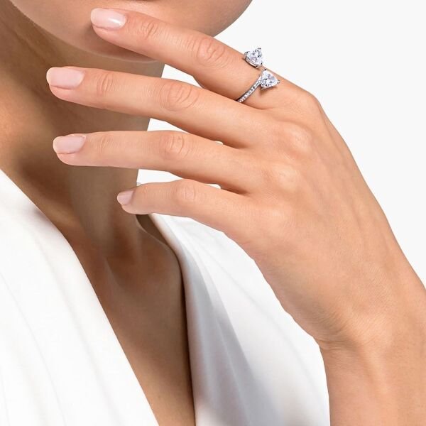 5705591 Swarovski Yüzük Re Mesmera:Rıng Op Hrt Cry/Rhs 55 5705591