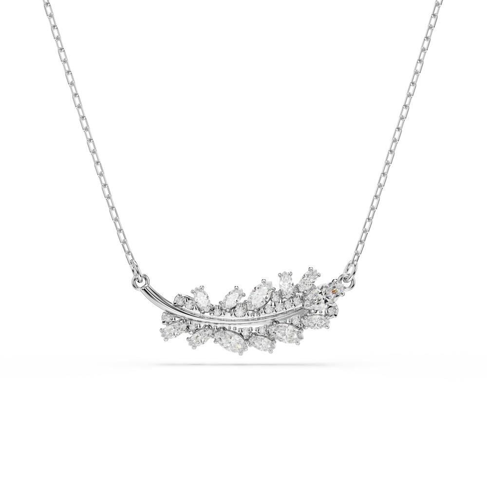 5756111 Swarovski Kolye Vıenna:Pend Feather Whıte/Rhs