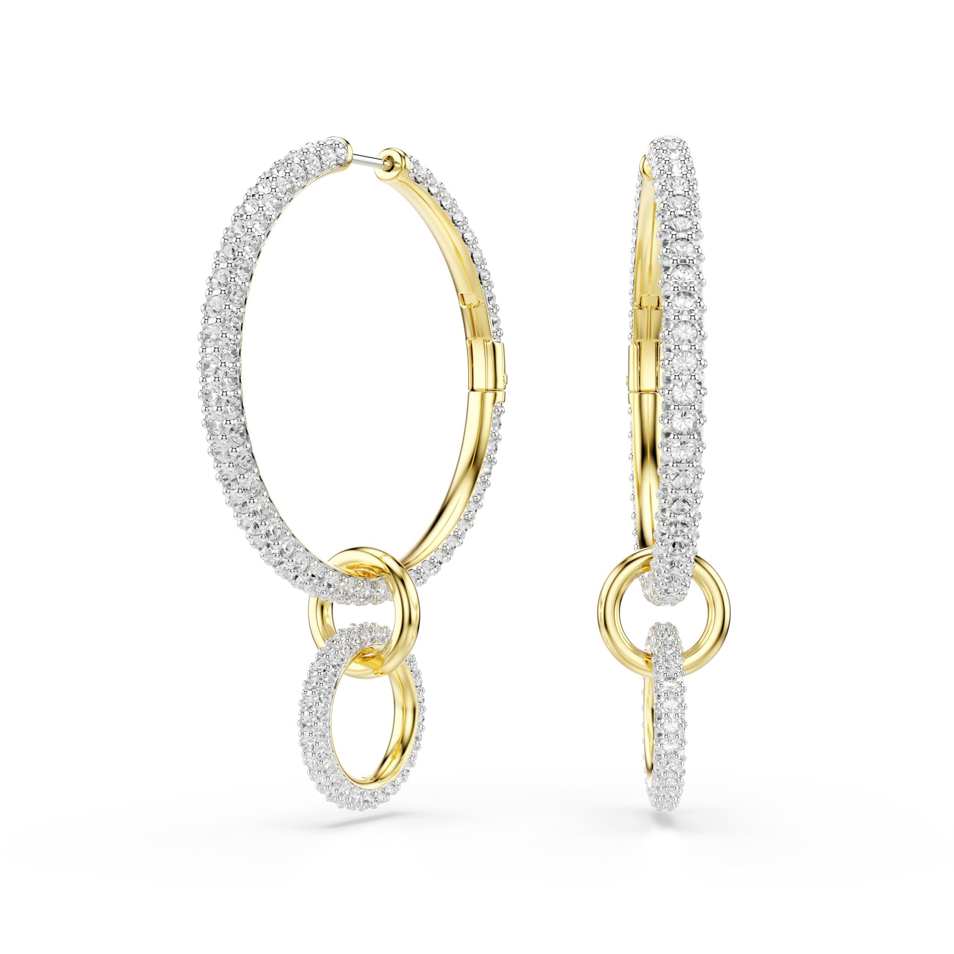 5738201 Swarovski Küpe Dextera:Pe Hoop Whıte/Gos