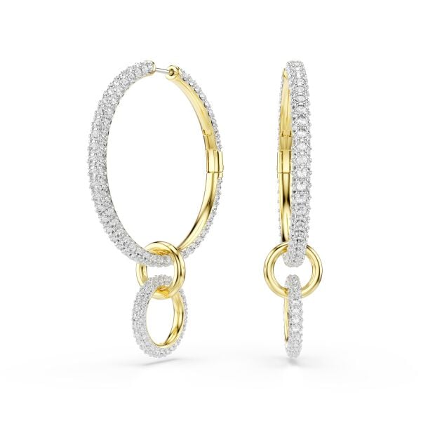 5738201 Swarovski Küpe Dextera:Pe Hoop Whıte/Gos