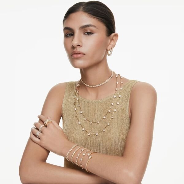 5705471 Swarovski Bilezik Imber:Bracelet All Around Whıte/Gos M 5705471