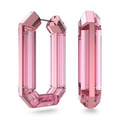 5633955 Swarovski Küpe Lucent:Pe Hoop Octagon Ros/Alu 5633955