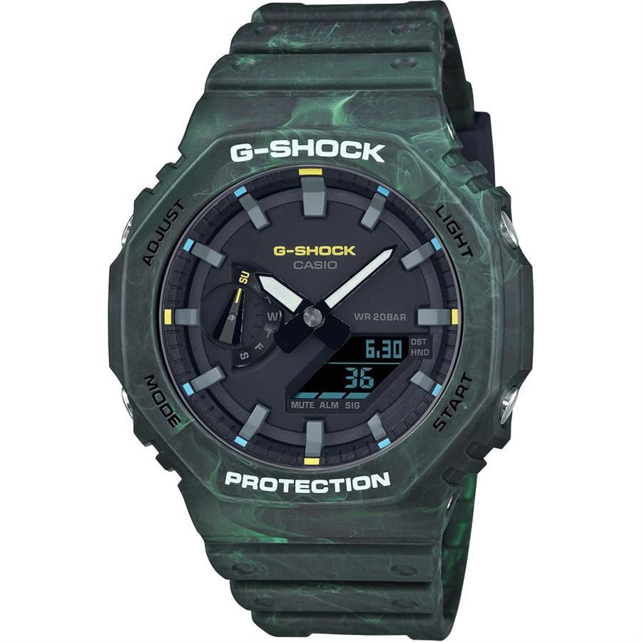 GA-2100FR-3ADR Casio G-Shock Erkek Kol Saati
