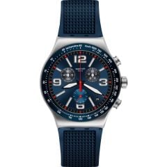YVS454 Swatch Irony Blue Grıd Erkek Kol Saati