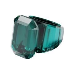 5600236 Swarovski Yüzük Lucent:Ring Emer/Oth 55 5600236