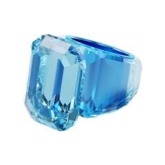 5607352 Swarovski Yüzük Lucent:Ring Aqua/Oth 58 5607352
