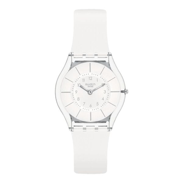 SS08K102 Swatch White Classiness Again Bayan Kol Saati