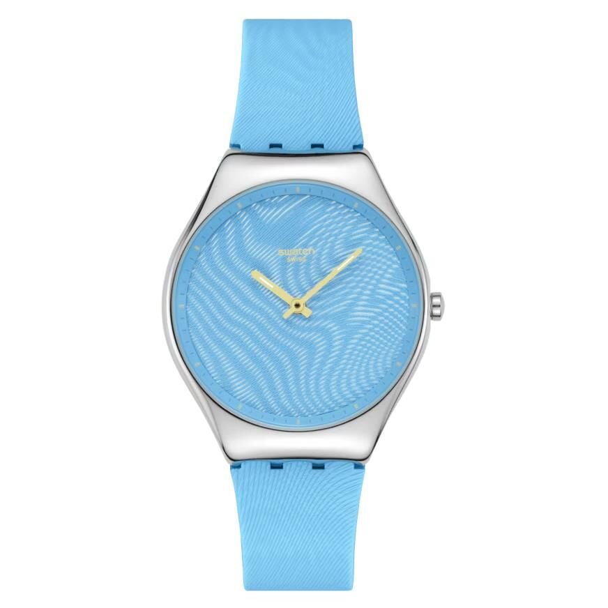 SYXS164 Swatch Iridescently Blue Bayan Kol Saati