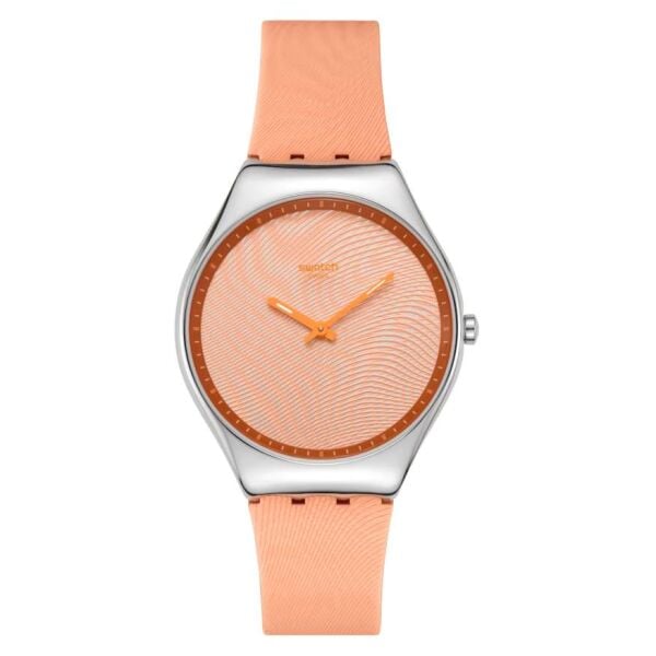 SYXS166 Swatch Iridescently Peach Bayan Kol Saati