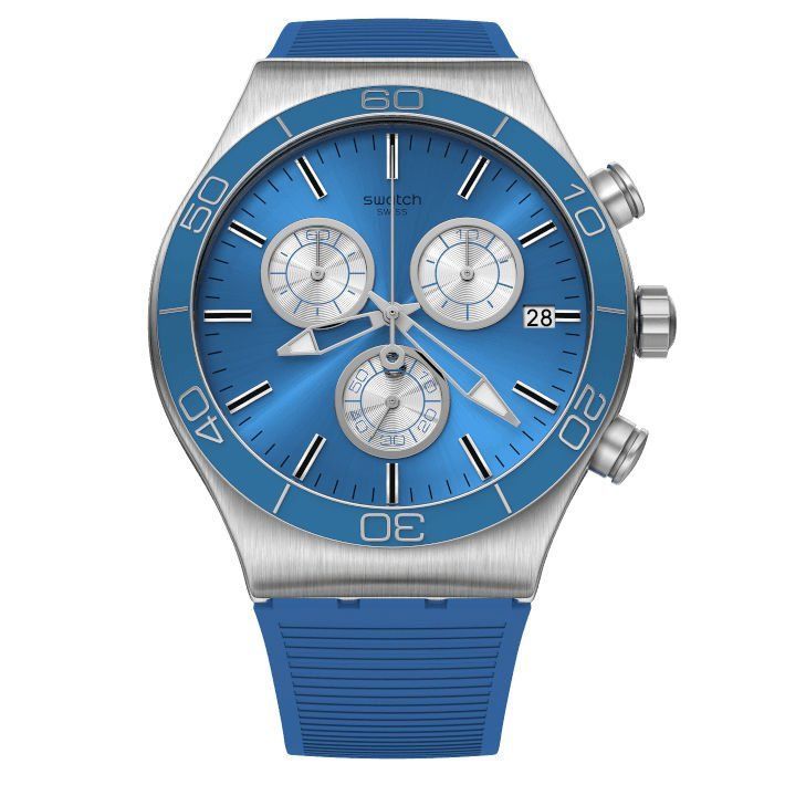 YVS485 Swatch Irony Blue is All Erkek Kol Saati