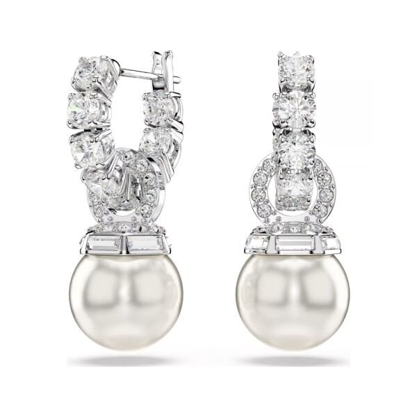 5691716 Swarovski Küpe Matrıx:Pe Pearl Whıte/Rhs 5691716