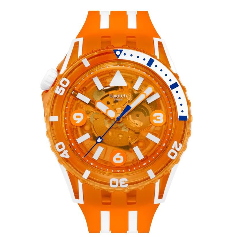 SSCU09O100 Swatch Scubaqua Pasific Sea Nettle Erkek Kol Saati