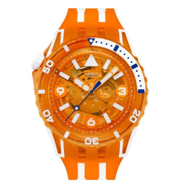 SSCU09O100 Swatch Scubaqua Pasific Sea Nettle Erkek Kol Saati