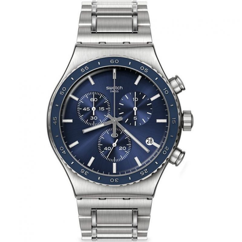 YVS496G Swatch Irony Cobalt Lagoon Erkek Kol Saati