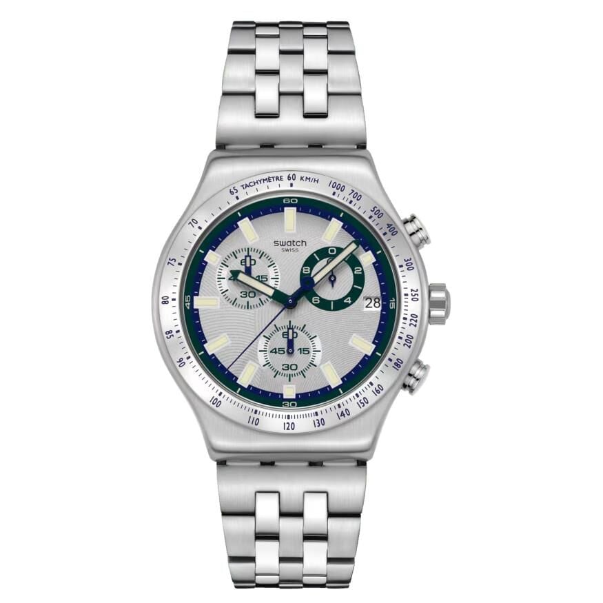 YVS539G Swatch Midnight in the Mirror Erkek Kol Saati