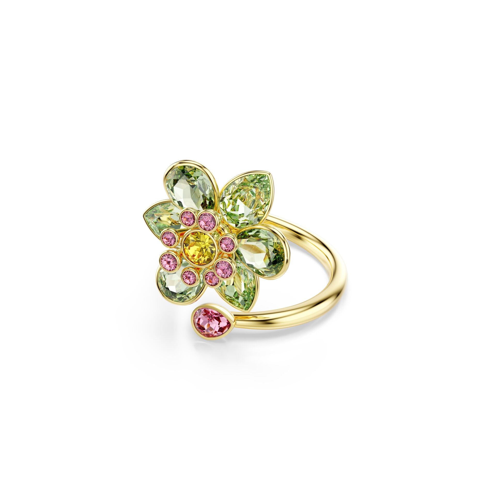 5721599 Swarovski Yüzük Idyllıa:Rıng Green Mul/Gos 52
