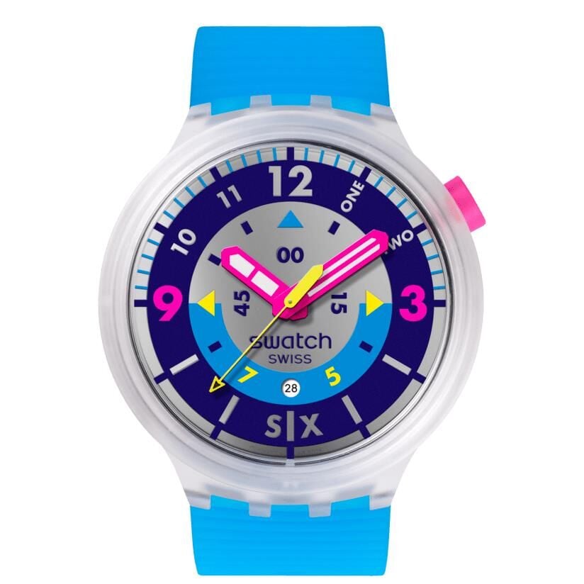 SB01K400 Swatch Neon Hielo Erkek Kol Saati