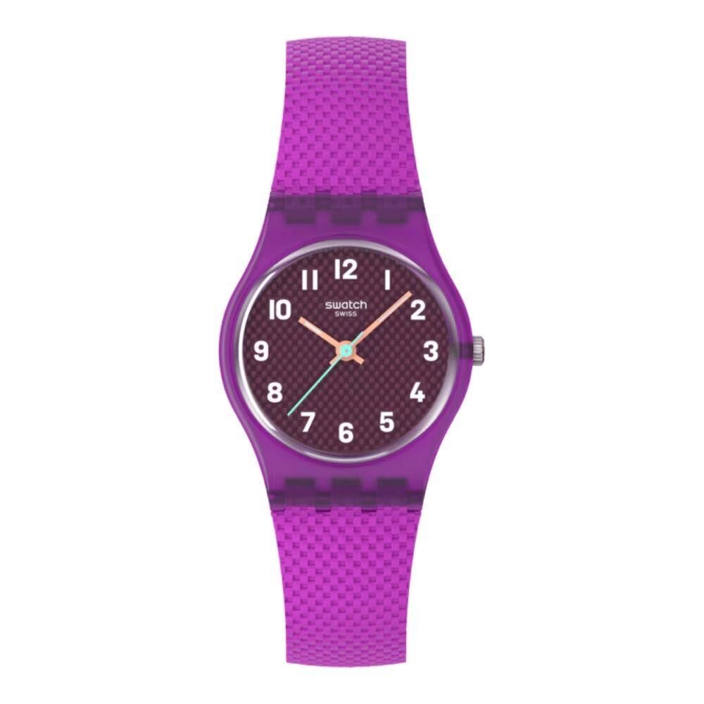 LV122 Swatch Magenta Weave Bayan Kol Saati