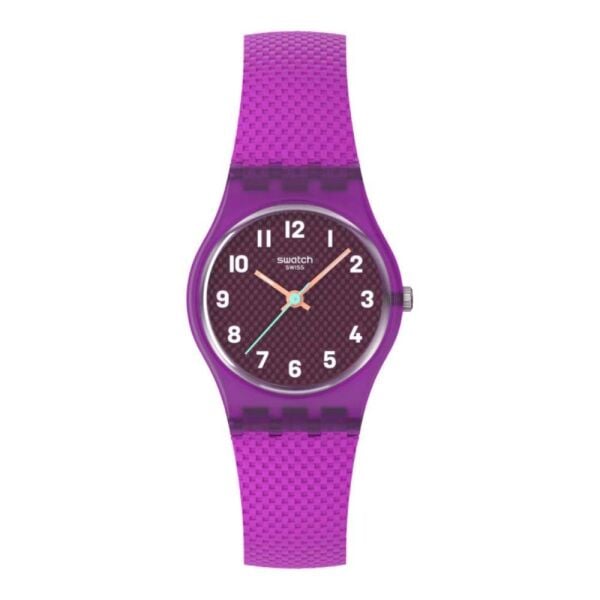 LV122 Swatch Magenta Weave Bayan Kol Saati