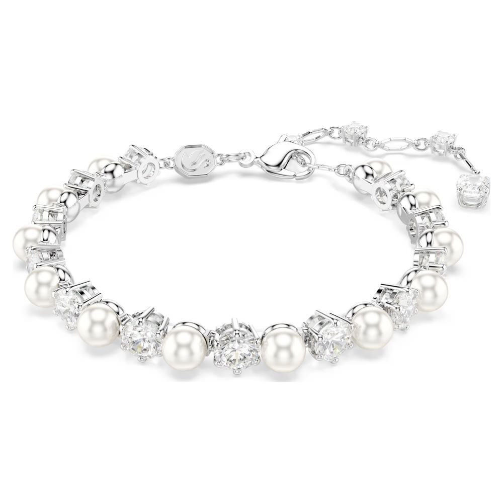 5689625 Swarovski Bilezik Matrıx:Tb Pearl Whıte/Rhs M 5689625