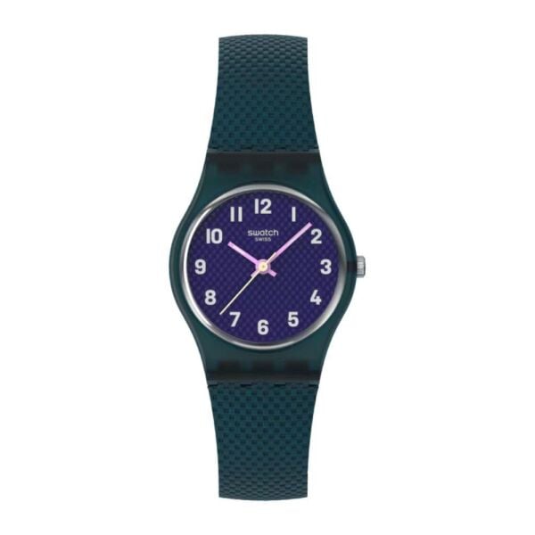 LL127 Swatch Teal Weave Bayan Kol Saati