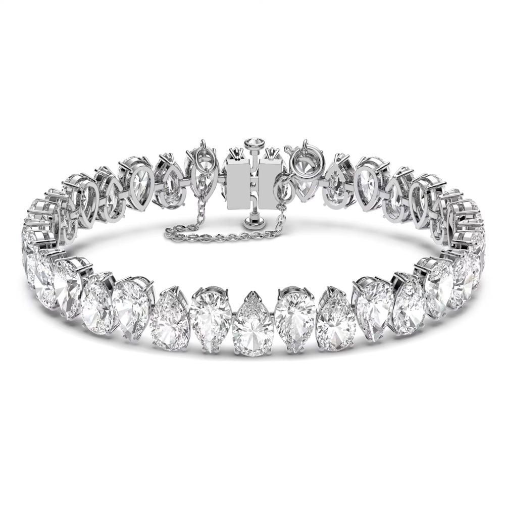 5598350 Swarovski Bilezik Millenia:Bracelet Pear Whıte/Rhs 5598350