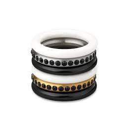 JRD055-7 Swatch Merry Black Bayan Yüzük