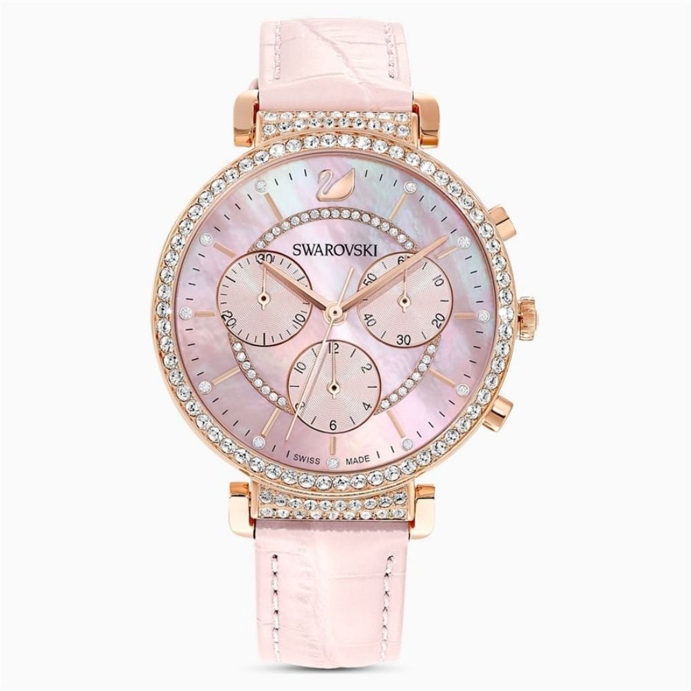 5580352 Swarovski Kol Saati Passage Chrono Ls Rose/Rose Mop/Pro 5580352