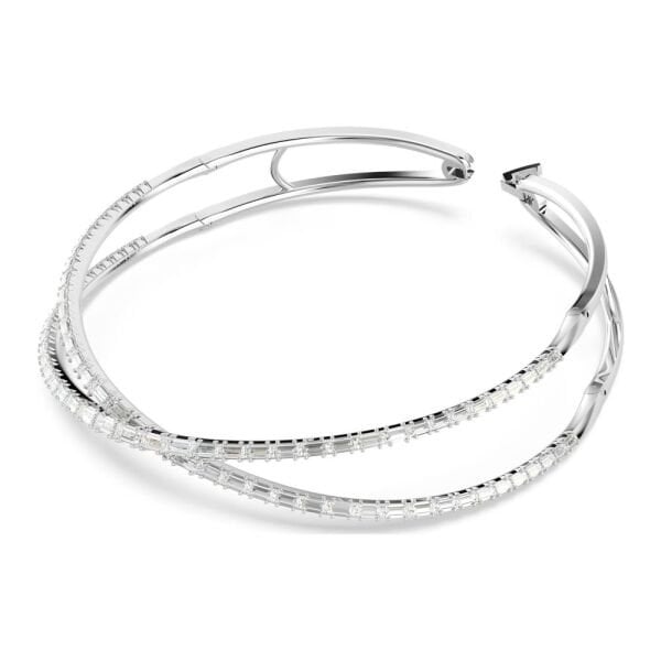 5679426 Swarovski Kolye Hyperbola choker, Infinity, White, Rhodium plated 5679426