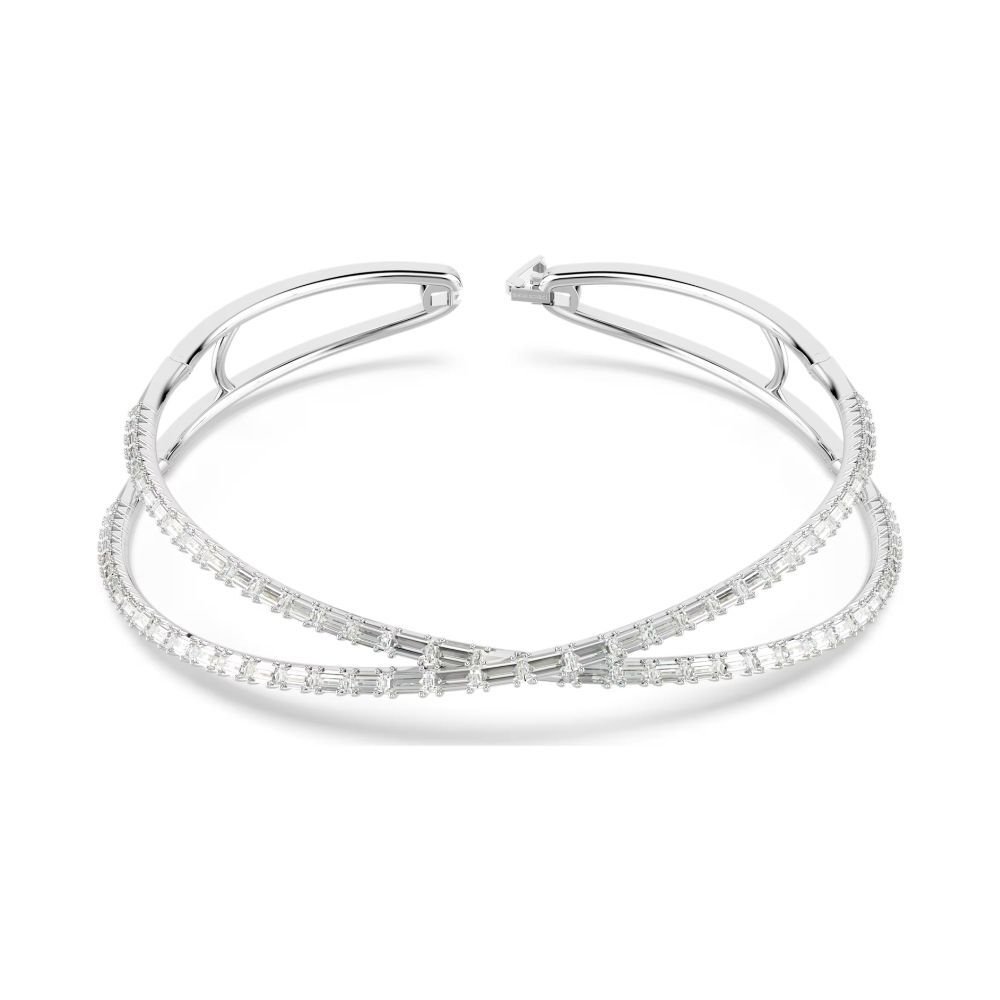 5679426 Swarovski Kolye Hyperbola choker, Infinity, White, Rhodium plated 5679426