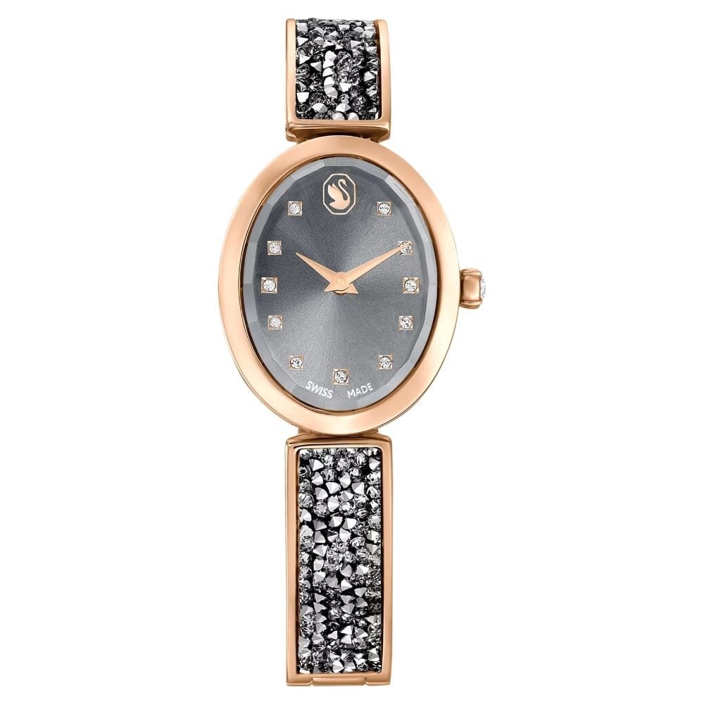 5711695 Swarovski Kol Saati Crystal Rock Oval:Mb Metsı/Gray/Pro 5711695