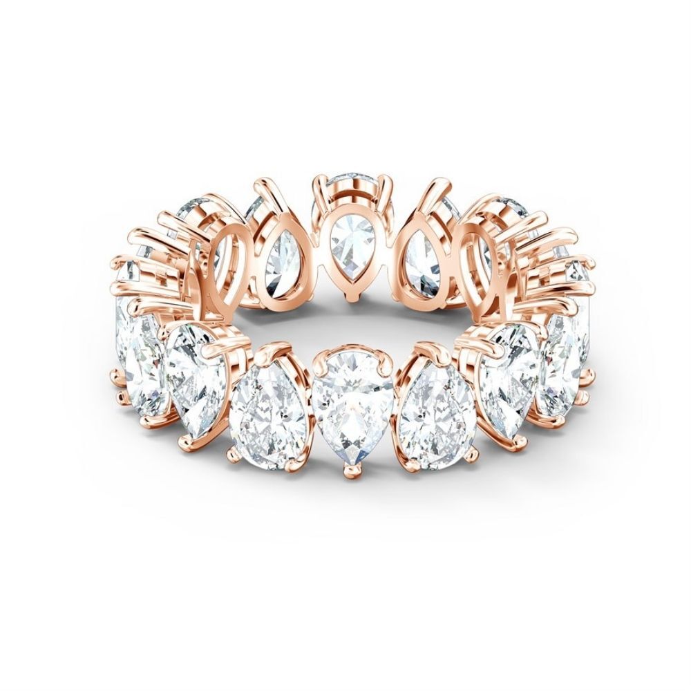 5586164 Swarovski Yüzük Vıttore-Rıng Pear Czwh-Ros 2 52 5586164