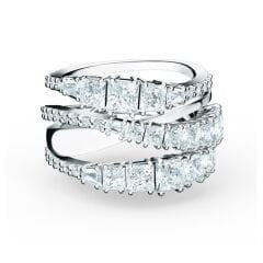 5584656 Swarovski Yüzük Twıst-Rıng Wrap Czwh-Rhs Full Pave 50 5584656