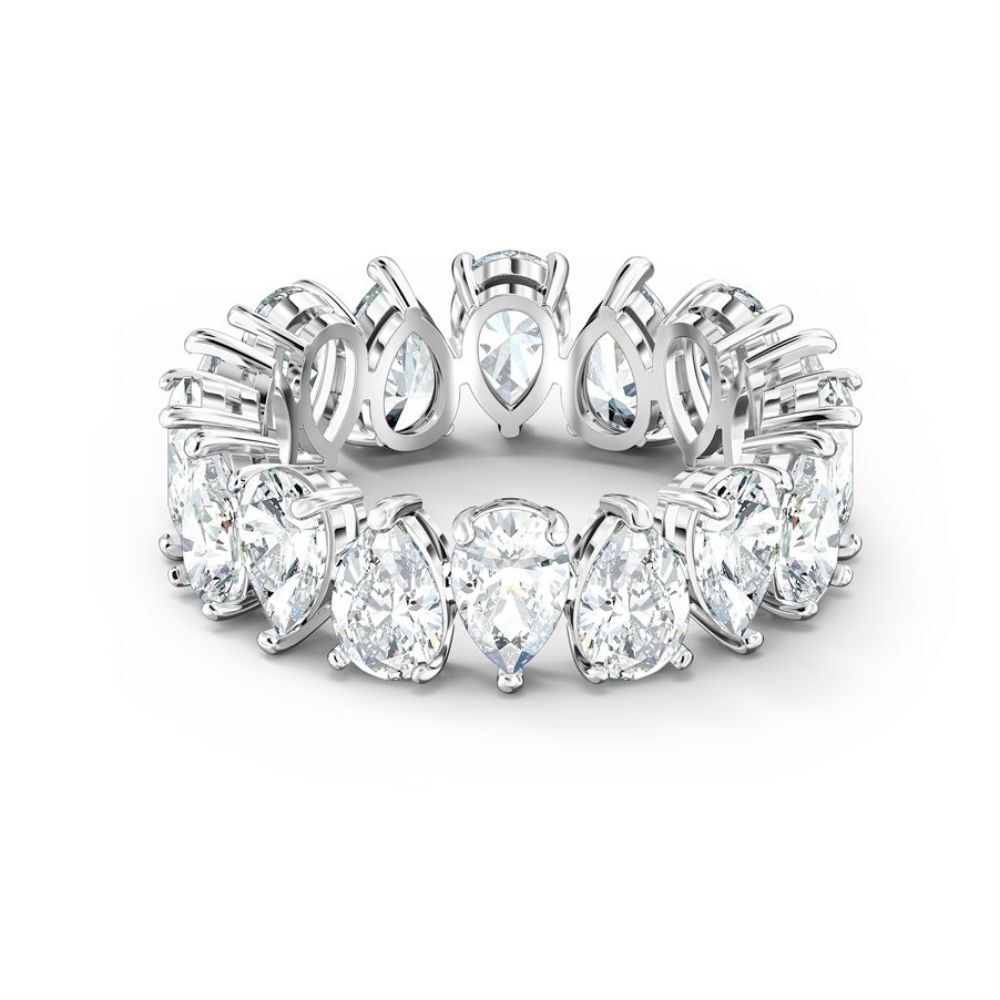 5572825 Swarovski Yüzük Vıttore-Rıng Pear Czwh-Rhs 52 5572825