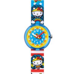 Flik Flak Dc Hello Kitty Wonder Woman Çocuk Saati FLNP018
